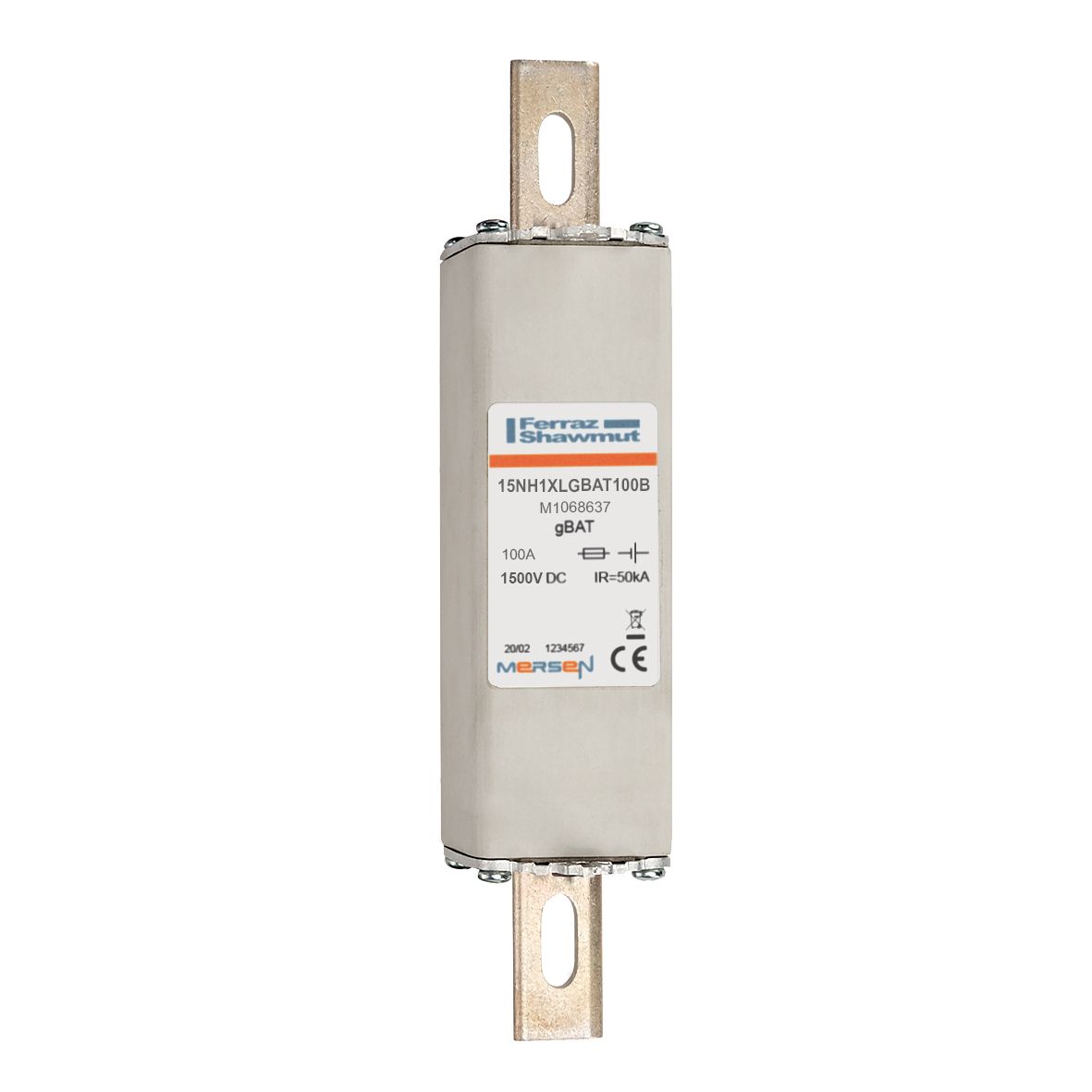 M1068637 - NH-fuse-links gBAT 1500VDC direct mounting 1 100A